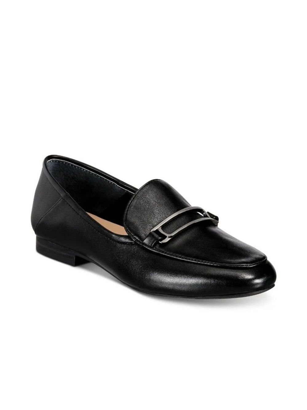 Alfani Black Leather Loafers Women's Size 5.5M